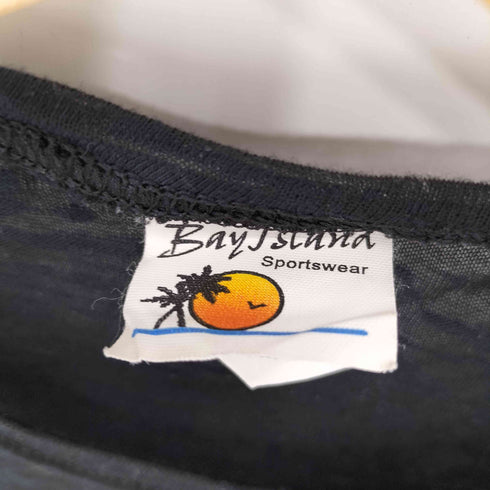 BAY ISLAND アーティストプリント クルーネックTシャツ Y2K レディース import:S