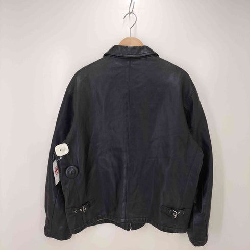CIPRIANI 裏起毛 レザージャケット メンズ