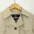 バーバリーロンドン BURBERRY LONDON ポリ100 メタルボタン シェイプ トレンチコート レディース 40
