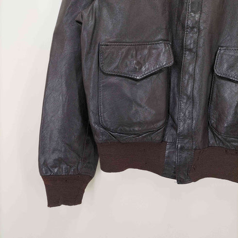 70S SPILIT-S AVIATION TALONジップ A-2 レザージャケット メンズ