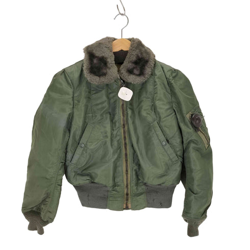 ユーエスエアーフォース U.S. AIR FORCE 50s B-17B フライトジャケット SCOVILLジップ レディース MEDIUM