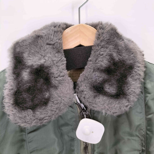 ユーエスエアーフォース U.S. AIR FORCE 50s B-17B フライトジャケット SCOVILLジップ レディース MEDIUM