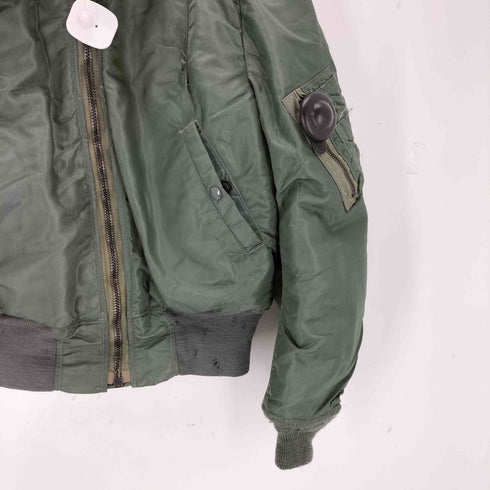 ユーエスエアーフォース U.S. AIR FORCE 50s B-17B フライトジャケット SCOVILLジップ レディース MEDIUM