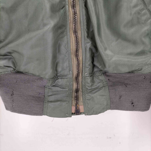 ユーエスエアーフォース U.S. AIR FORCE 50s B-17B フライトジャケット SCOVILLジップ レディース MEDIUM