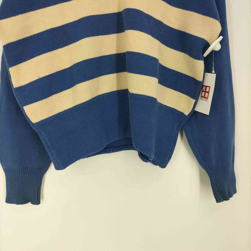 ポールスミス Paul Smith ボーダー柄 Vネック コットンニット メンズ JPN:L