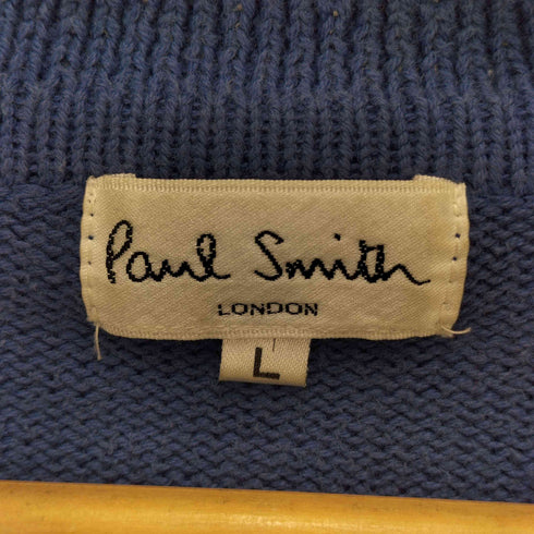 ポールスミス Paul Smith ボーダー柄 Vネック コットンニット メンズ JPN:L