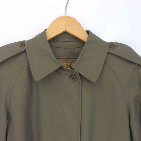 バーバリーズ BURBERRYS 80-90s ノバチェックライナー付 トレンチコート 玉虫 レディース