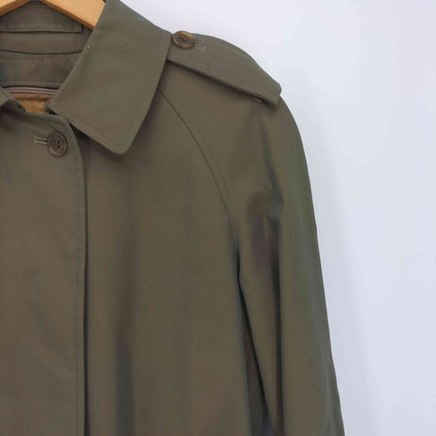 バーバリーズ BURBERRYS 80-90s ノバチェックライナー付 トレンチコート 玉虫 レディース