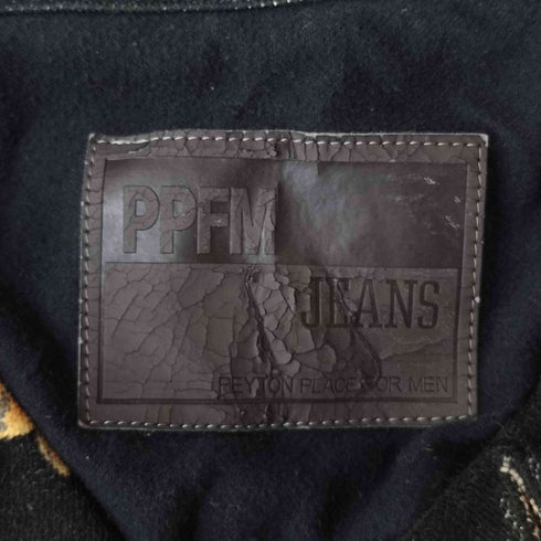 ピーピーエフエム PPFM 90S 花柄 トラッカージャケット メンズ