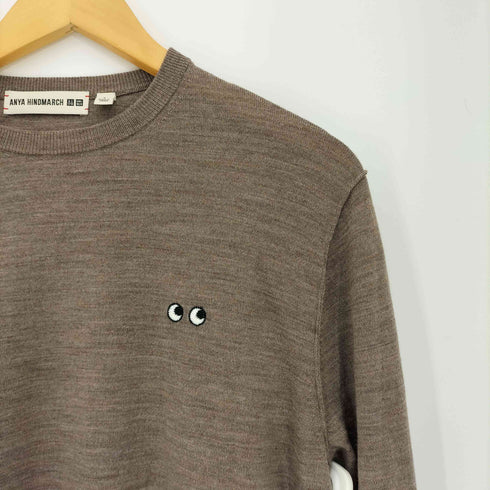 アニヤハインドマーチ ANYA HINDMARCH メリノクルーネックセーター レディース JPN:L