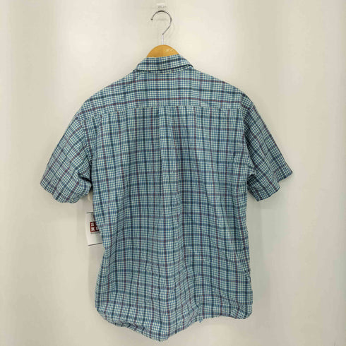 コムデギャルソンオム COMME des GARCONS HOMME 70-80s デカオム チェック柄 フロントボタン 半袖シャツ メンズ