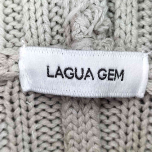 ラグアジェム LAGUA GEM CABLE KNIT ROMPERS レディース JPN:S