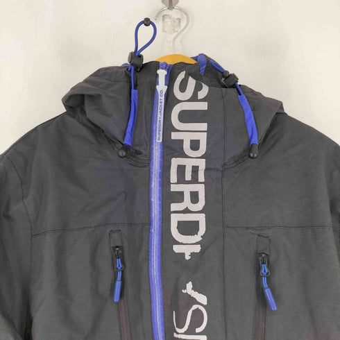 スーパードライ Superdry 極度乾燥(しなさい) フード付き ジップアップジャケット マウンテンパーカー メンズ import:L
