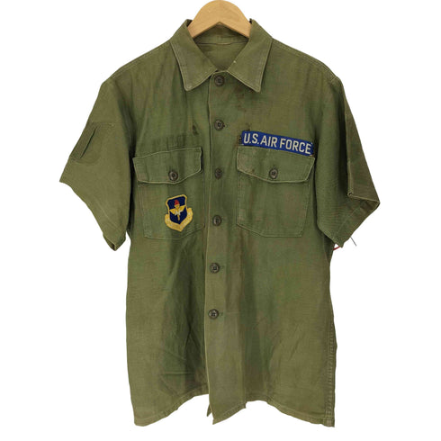 ユーエスエアーフォース U.S. AIR FORCE 72年 ワッペンユーティリティシャツ FERGUSON メンズ