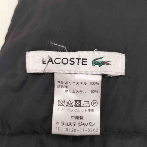 ラコステ LACOSTE ダウン インサレーションマフラー メンズ