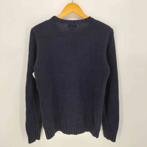 ポロバイラルフローレン Polo by RALPH LAUREN 星条旗 コットン クルーネック プルオーバー ニット メンズ import:XL