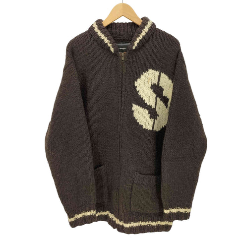 スワッガー SWAGGER 00S 背面BOGロゴ カウチンニット メンズ import:L