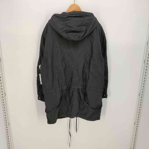 ディーゼル DIESEL ロング ナイロン フーデッド ジャケット メンズ import:XS