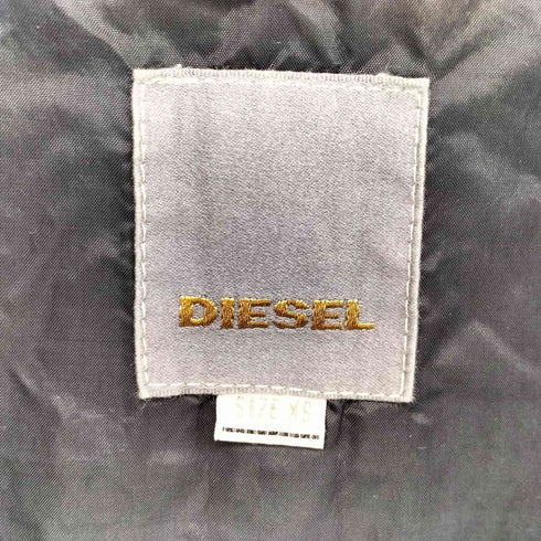 ディーゼル DIESEL ロング ナイロン フーデッド ジャケット メンズ import:XS