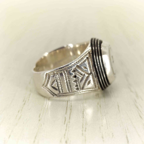 TOUAREG SILVER JEWELRY トゥアレグ族 RING14 シルバーリング メンズ 18号