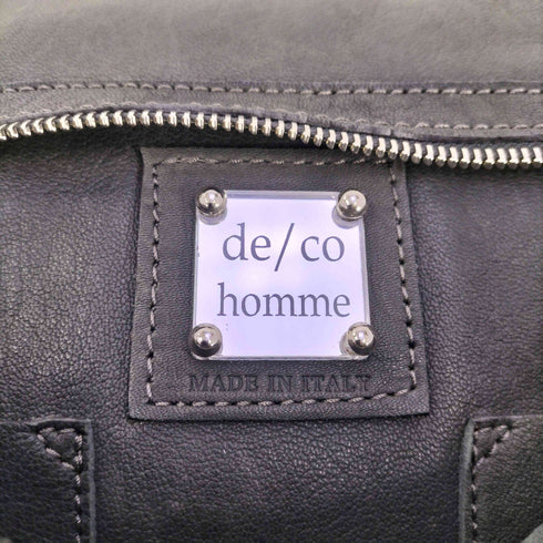 de/co homme イタリア製 レザー ショルダー メッセンジャーバッグ メンズ