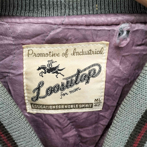 LOOSUTAP FOR MEN 80-90S 袖革 メルトンウール メンズ 42