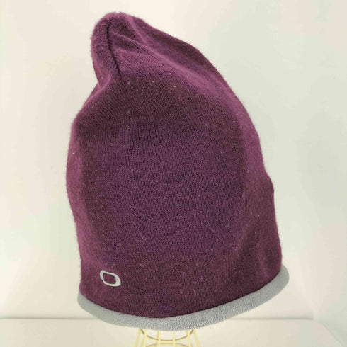 オークリー OAKLEY 00S スカル オーバル ロゴ 刺繍 ニット ビーニー Y2K メンズ