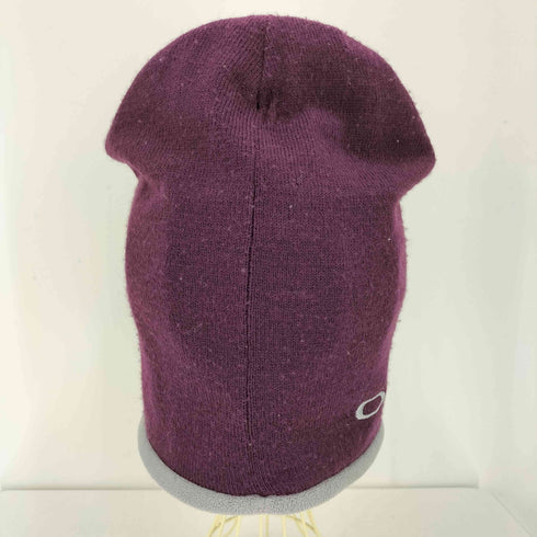 オークリー OAKLEY 00S スカル オーバル ロゴ 刺繍 ニット ビーニー Y2K メンズ