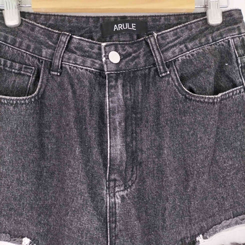 アリュール ARULE ダメージ加工 ストレートデニムパンツ メンズ