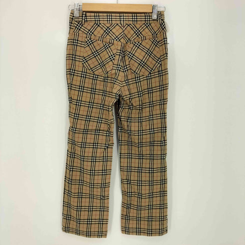 バーバリーロンドン BURBERRY LONDON ノバチェック柄 フレアパンツ レディース FR:36