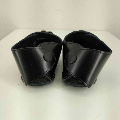 ディスコードヨウジヤマモト discord Yohji Yamamoto スクエアトゥ ストラップ レザーサンダル レディース 4