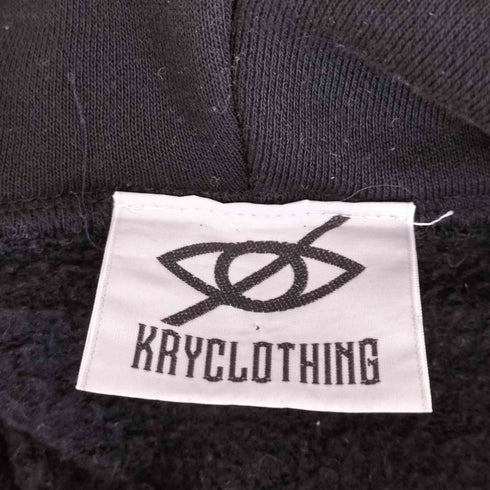 KRYCLOTHING バックプリントジップアップパーカー メンズ JPN:XXL