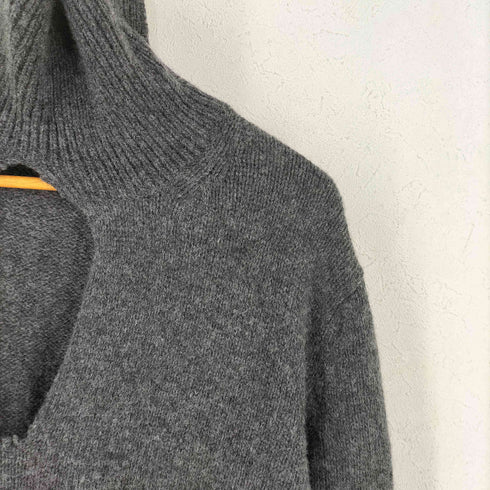 コムデギャルソン COMME des GARCONS AD2002 変形 ウール ニット セーター タートルネック レディース JPN:M