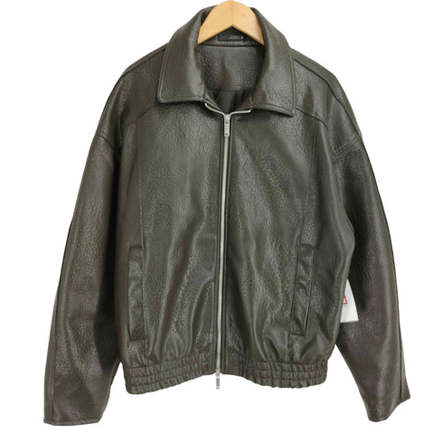 ザラ ZARA EMBOSSED FAUX LEATHER JACKET メンズ import:M