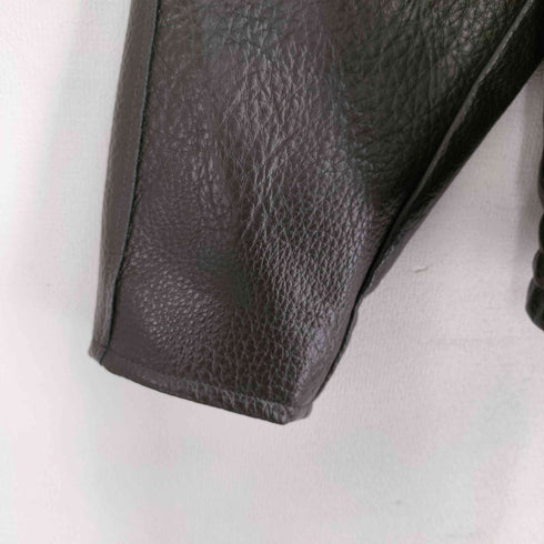 ザラ ZARA EMBOSSED FAUX LEATHER JACKET メンズ import:M