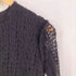 タオコムデギャルソン tao COMME des GARCONS AD2008 モヘヤ混 異素材切替ニット レディース JPN:S