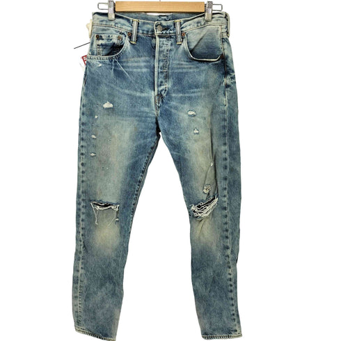 リーバイス Levis 501CT カスタマイズド テーパード ダメージ ジーンズ ケミカルウォッシュ メンズ W30 L32