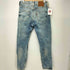 リーバイス Levis 501CT カスタマイズド テーパード ダメージ ジーンズ ケミカルウォッシュ メンズ W30 L32