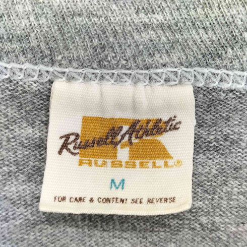 ラッセルアスレチック RUSSELL ATHLETIC 金タグ シングルステッチカレッジプリントTシャツ メンズ import:M