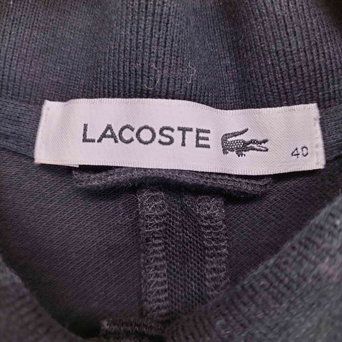 ラコステ LACOSTE ワニロゴ ノースリーブ ポロワンピース レディース 40