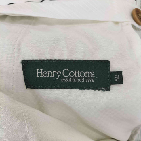 ヘンリーコットンズ Henry Cottons シアサッカー ストライプパンツ メンズ 52