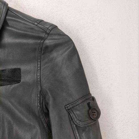 シシ sisii leather A-2 レザージャケット レディース
