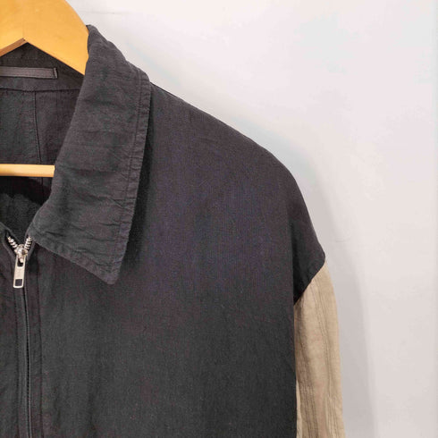 コムデギャルソンオム COMME des GARCONS HOMME 田中オム 袖切替 リネン ブルゾン メンズ JPN:M