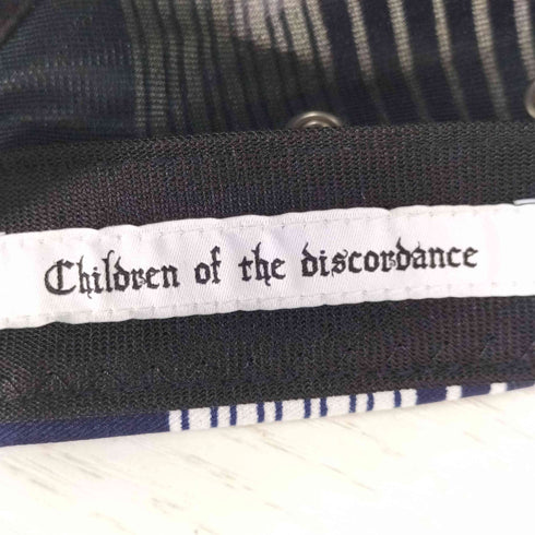 チルドレンオブザディスコーダンス Children of the discordance VINTAGE SCARF 6 PANEL CAP スカーフ 再構築 キャップ メンズ ONE SIZE