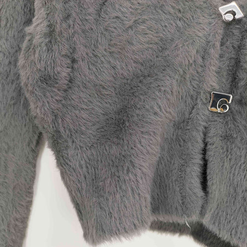 エモダ EMODA 24aw シャギーコンパクトロングスリーブツインセット レディース FREE
