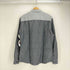 アルマーニエクスチェンジ ARMANI EXCHANGE ストライプ切替カラー L/S コットンリネンシャツ メンズ import:M