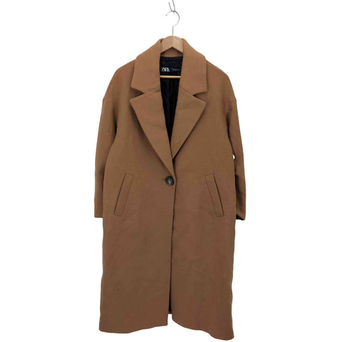 ザラ ZARA ロング チェスター コート レディース import:XS