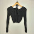 ジェイダ GYDA 25ss チョーカー付きBACKオープンニットトップス レディース FREE