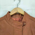 Lepanto real leather リアルレザージップ比翼ステンカラーコート レディース