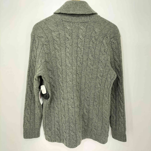 ポロラルフローレン POLO RALPH LAUREN ショールカラー ケーブルニット ウール カーディガン メンズ import:S